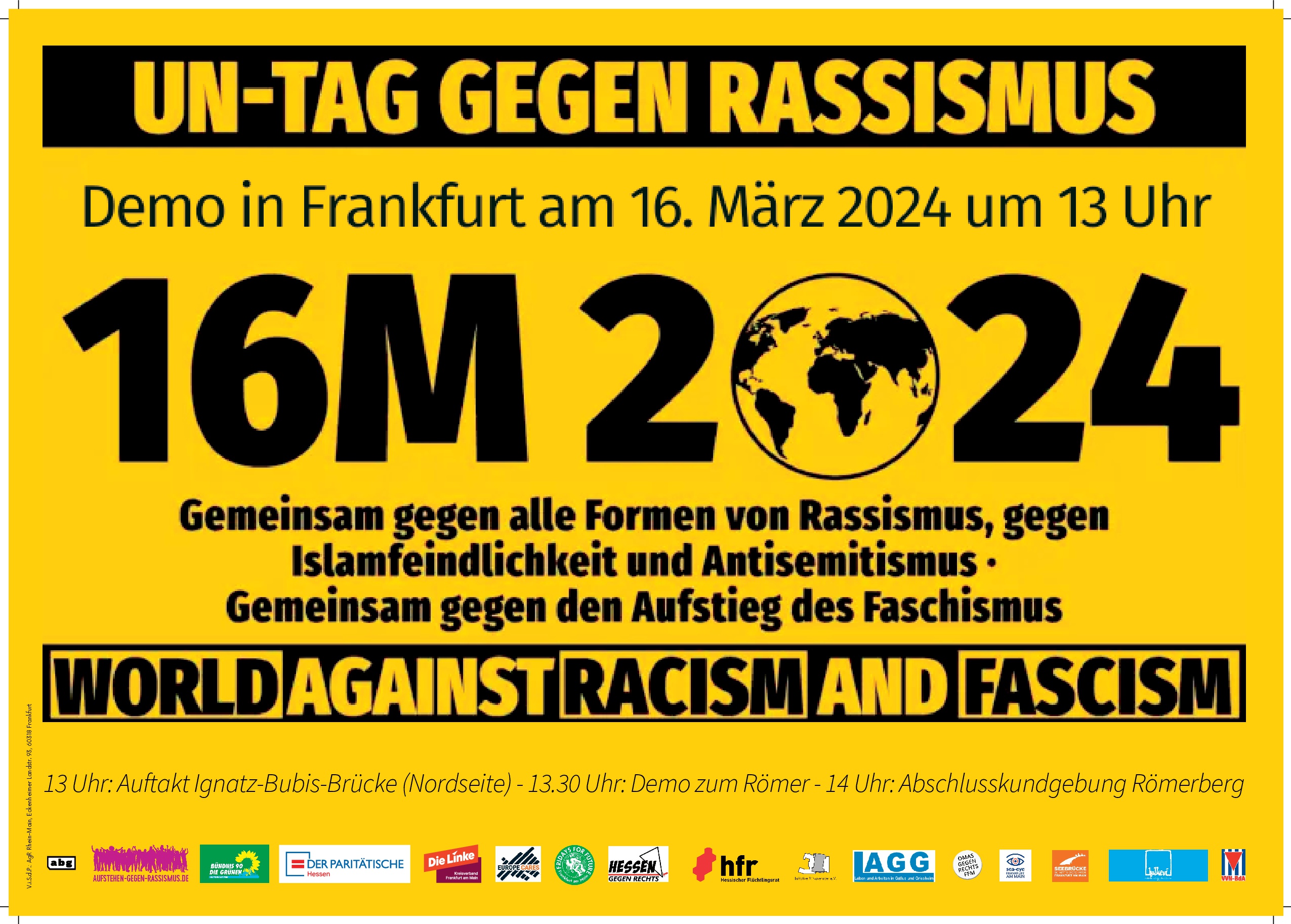 Demo und Kundgebung zum Internationalen Tag gegen Rassismus