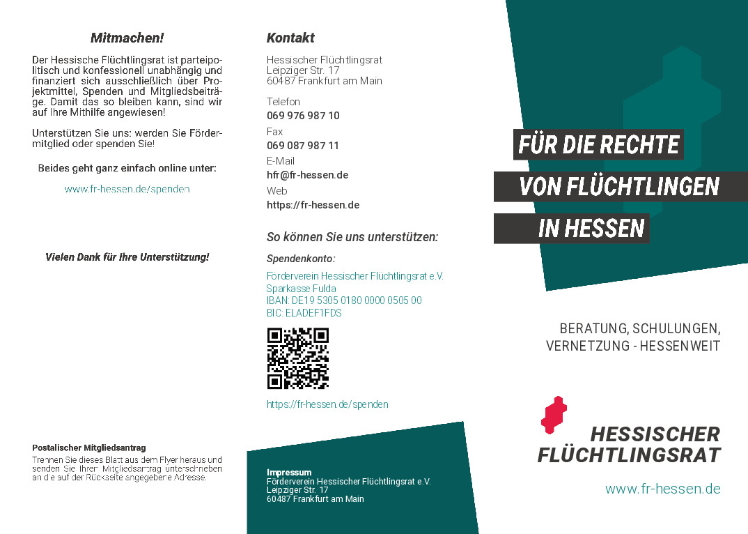 thumbnail of hfr (2024) Flyer Hessischer Flüchtlingsrat