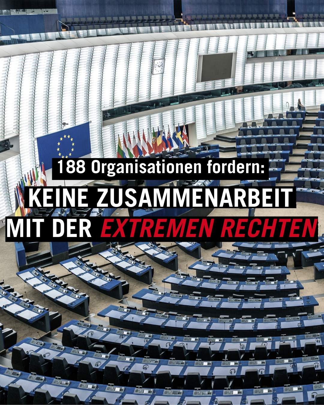 Keine Zusammenarbeit mit der extremen Rechten im Europaparlament!